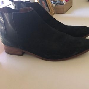 Black ankle boots